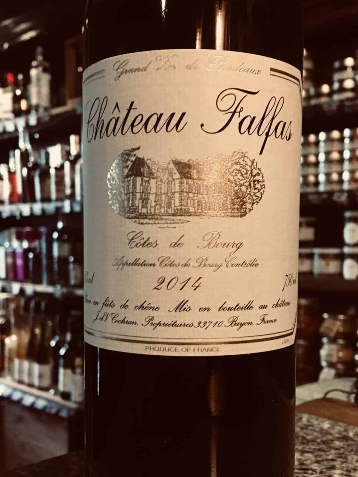 Château Falfas , un vin de légende !